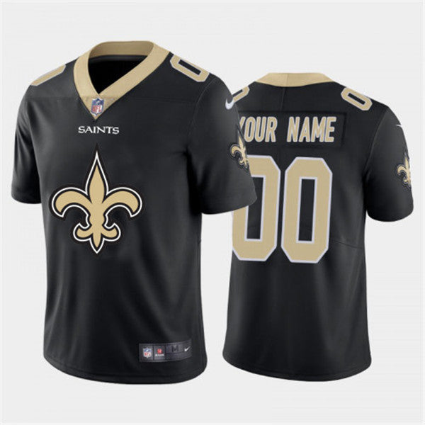Mens New Orleans Saints Active Player Custom Black 2020 Team Big Logo Limited Stitched Nfl Jersey