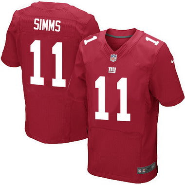Mens New York Giants 11 Phil Simms Red Alternate Nfl Nike Elite Jersey