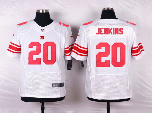 Mens New York Giants 20 Janoris Jenkins White Road Nfl Nike Elite Jersey
