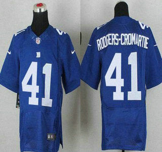 Mens New York Giants 41 Dominique Rodgers cromartie Nike Blue Elite Jersey