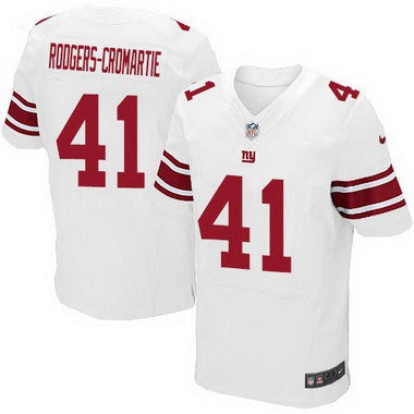 Mens New York Giants 41 Dominique Rodgers cromartie White Road Nfl Nike Elite Jersey