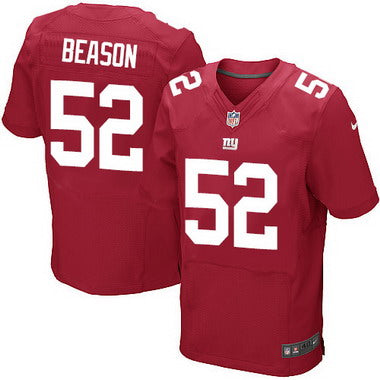 Mens New York Giants 52 Jon Beason Red Alternate Nfl Nike Elite Jersey