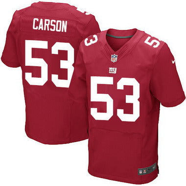 Mens New York Giants 53 Harry Carson Red Alternate Nfl Nike Elite Jersey