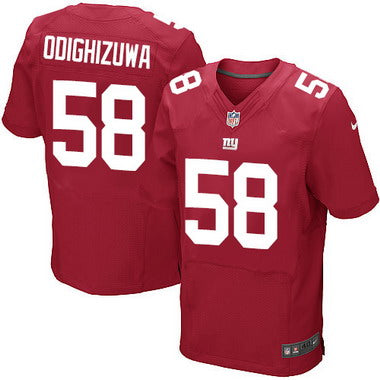 Mens New York Giants 58 Carl Banks Red Alternate Nfl Nike Elite Jersey