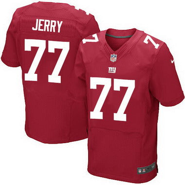Mens New York Giants 77 John Jerry Red Alternate Nfl Nike Elite Jersey