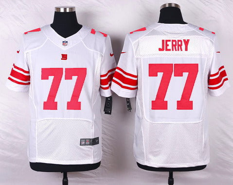 Mens New York Giants 77 John Jerry White Road Nfl Nike Elite Jersey