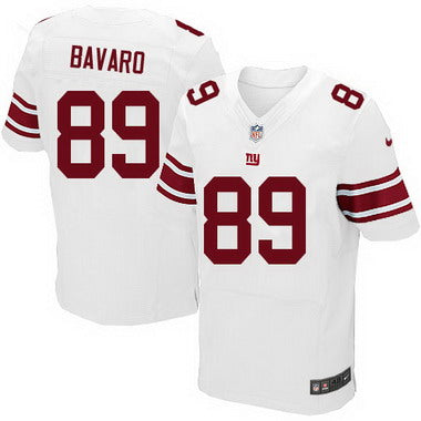 Mens New York Giants 89 Mark Bavaro White Road Nfl Nike Elite Jersey