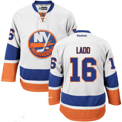 Mens New York Islanders 16 Andrew Ladd Away White Hockey Stitched Nhl Jersey