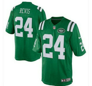 Mens New York Jets 24 Darrelle Revis Kelly Green Team Color 2015 Nfl Nike Elite Jersey