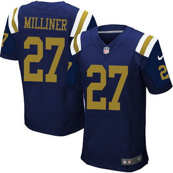 Mens New York Jets 27 Dee Milliner Navy Blue Alternate Nfl Nike Elite Jersey