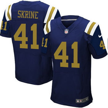 Mens New York Jets 41 Buster Skrine Navy Blue Alternate Nfl Nike Elite Jersey
