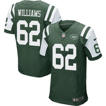 Mens New York Jets 62 Leonard Williams Green Team Color Nfl Nike Elite Jersey