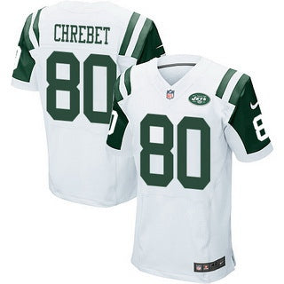 Mens New York Jets 80 Wayne Chrebet White Retired Player Nfl Nike Elite Jersey