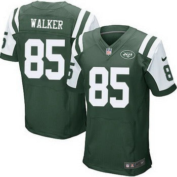 Mens New York Jets 85 Wesley Walker Green Team Color Nfl Nike Elite Jersey