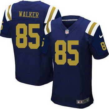 Mens New York Jets 85 Wesley Walker Navy Blue Alternate Nfl Nike Elite Jersey