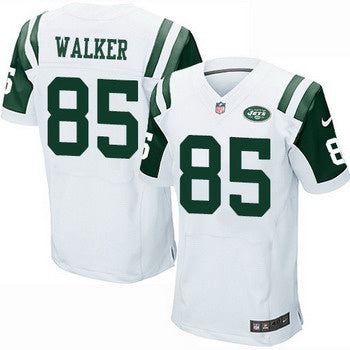 Mens New York Jets 85 Wesley Walker White Road Nfl Nike Elite Jersey