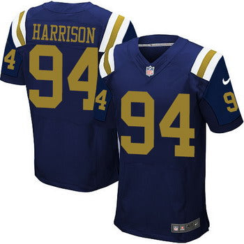 Mens New York Jets 94 Damon Harrison Navy Blue Alternate Nfl Nike Elite Jersey