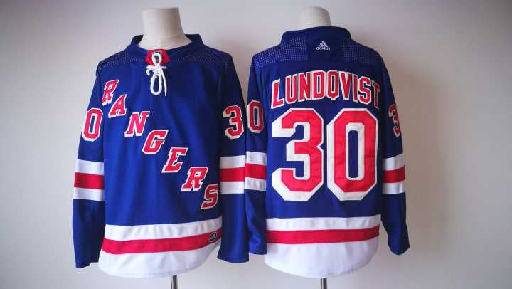 Mens New York Rangers 30 Henrik Lundqvist Light Blue Home 2017 2018 Hockey Stitched Nhl Jersey