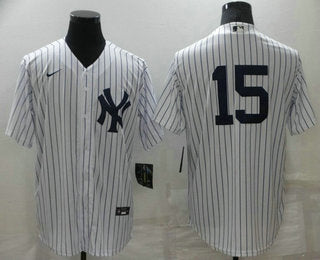 Mens New York Yankees 15 Thurman Munson White No Name Stitched Mlb Nike Cool Base Jersey