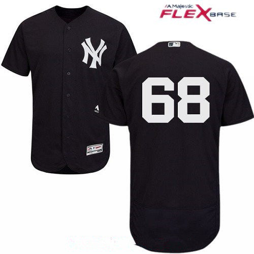 Mens New York Yankees 68 Dellin Betances Navy Blue Alternate Stitched Mlb Majestic Flex Base Jersey