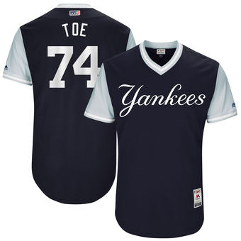 Mens New York Yankees Ronald Torreyes Toe Majestic Navy 2017 Players Weekend Authentic Jersey
