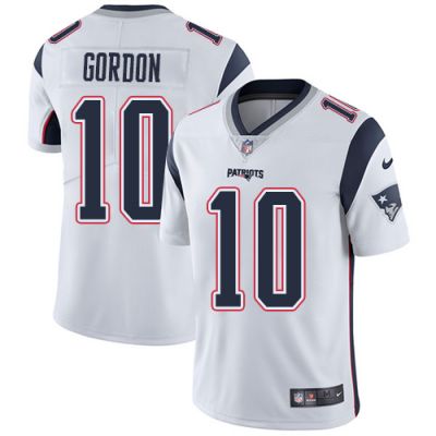 Mens Nfl New England Patriots 10 Josh Gordon White Road Alternate Vapor Untouchable Limited Nike Jersey
