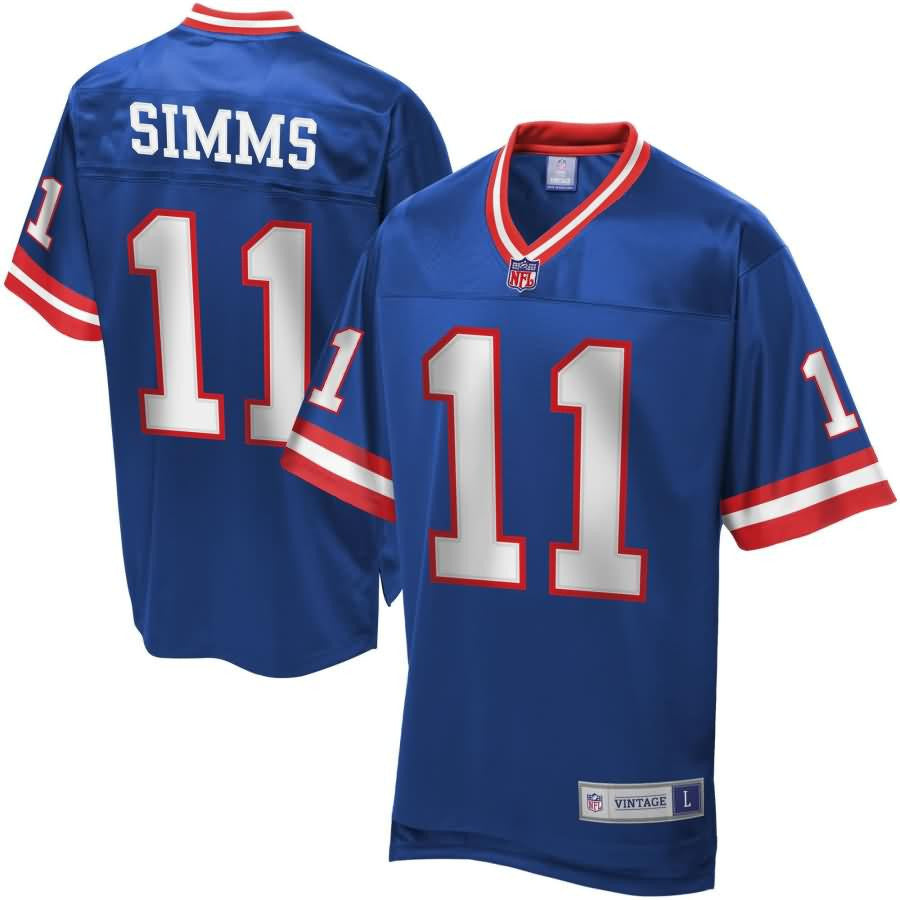 Mens Nfl Pro Line New York Giants Phil Simms Retired Player Jersey