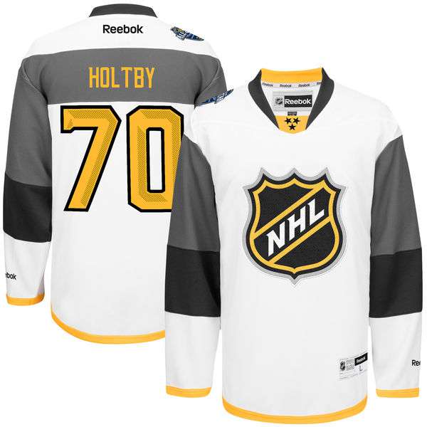 Mens Nhl 70 Braden Holtby White 2016 All star Premier Jersey