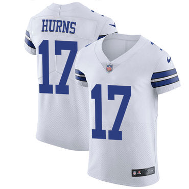 Mens Nike Dallas Cowboys 17 Allen Hurns White Stitched Nfl Vapor Untouchable Elite Jersey