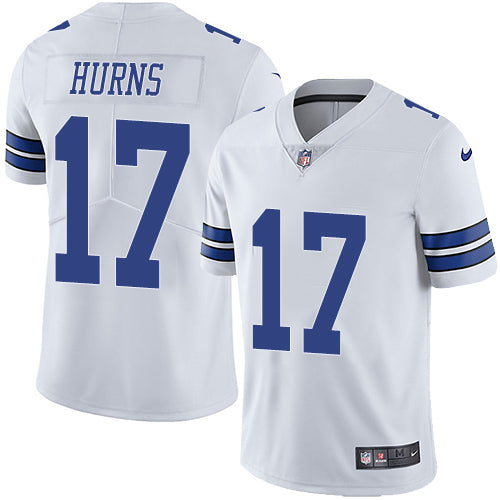 Mens Nike Dallas Cowboys 17 Allen Hurns White Stitched Nfl Vapor Untouchable Limited Jersey