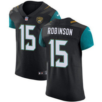 Mens Nike Jacksonville Jaguars 15 Allen Robinson Black Alternate Stitched Nfl Vapor Untouchable Elite Jersey