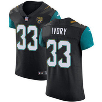 Mens Nike Jacksonville Jaguars 33 Chris Ivory Black Alternate Stitched Nfl Vapor Untouchable Elite Jersey
