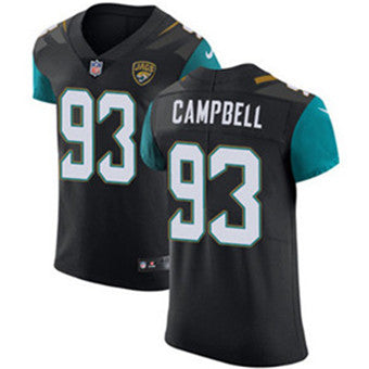 Mens Nike Jacksonville Jaguars 93 Calais Campbell Black Alternate Stitched Nfl Vapor Untouchable Elite Jersey