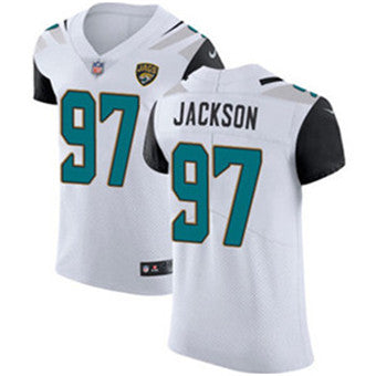Mens Nike Jacksonville Jaguars 97 Malik Jackson White Stitched Nfl Vapor Untouchable Elite Jersey