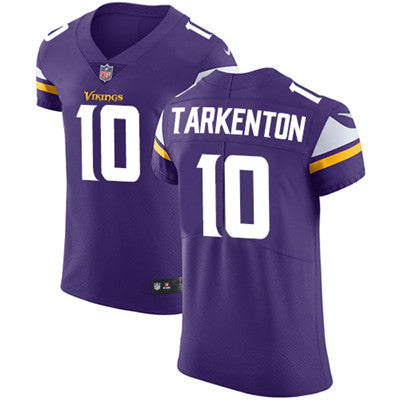 Mens Nike Minnesota Vikings 10 Fran Tarkenton Purple Team Color Stitched Nfl Vapor Untouchable Elite Jersey