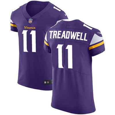 Mens Nike Minnesota Vikings 11 Laquon Treadwell Purple Team Color Stitched Nfl Vapor Untouchable Elite Jersey
