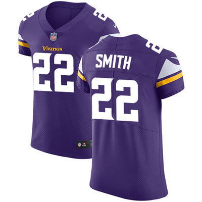 Mens Nike Minnesota Vikings 22 Harrison Smith Purple Team Color Stitched Nfl Vapor Untouchable Elite Jersey