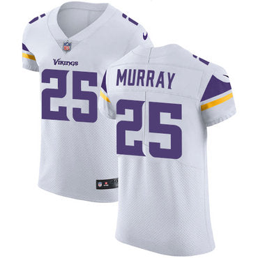 Mens Nike Minnesota Vikings 25 Latavius Murray White Stitched Nfl Vapor Untouchable Elite Jersey