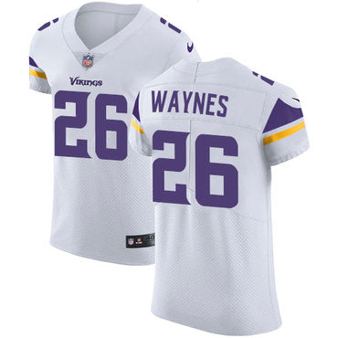 Mens Nike Minnesota Vikings 26 Trae Waynes White Stitched Nfl Vapor Untouchable Elite Jersey