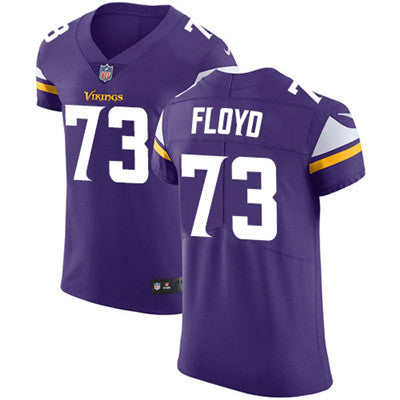 Mens Nike Minnesota Vikings 73 Sharrif Floyd Purple Team Color Stitched Nfl Vapor Untouchable Elite Jersey