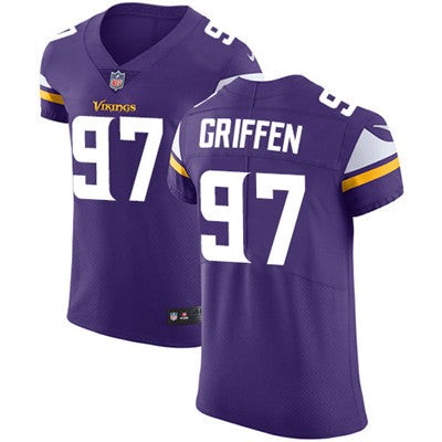 Mens Nike Minnesota Vikings 97 Everson Griffen Purple Team Color Stitched Nfl Vapor Untouchable Elite Jersey