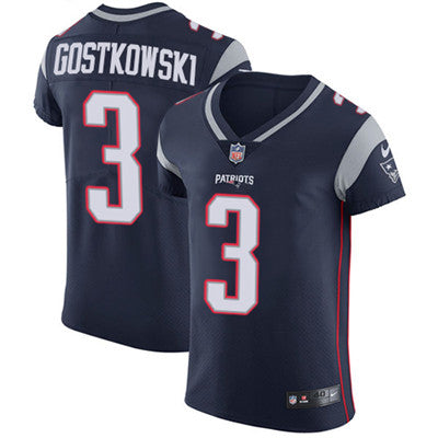 Mens Nike New England Patriots 3 Stephen Gostkowski Navy Blue Team Color Stitched Nfl Vapor Untouchable Elite Jersey
