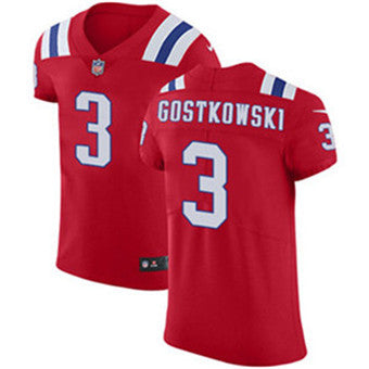 Mens Nike New England Patriots 3 Stephen Gostkowski Red Alternate Stitched Nfl Vapor Untouchable Elite Jersey