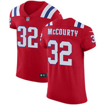 Mens Nike New England Patriots 32 Devin Mccourty Red Alternate Stitched Nfl Vapor Untouchable Elite Jersey