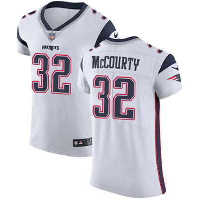 Mens Nike New England Patriots 32 Devin Mccourty White Stitched Nfl Vapor Untouchable Elite Jersey