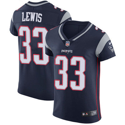 Mens Nike New England Patriots 33 Dion Lewis Navy Blue Team Color Stitched Nfl Vapor Untouchable Elite Jersey