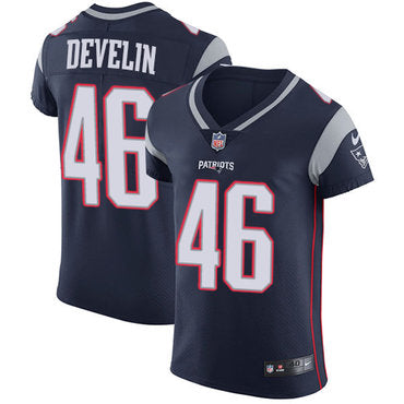 Mens Nike New England Patriots 46 James Develin Navy Blue Team Color Stitched Nfl Vapor Untouchable Elite Jersey
