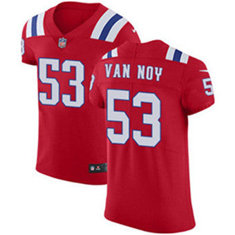 Mens Nike New England Patriots 53 Kyle Van Noy Red Alternate Stitched Nfl Vapor Untouchable Elite Jersey