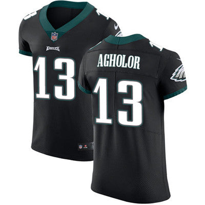 Mens Nike Philadelphia Eagles 13 Nelson Agholor Black Alternate Stitched Nfl Vapor Untouchable Elite Jersey