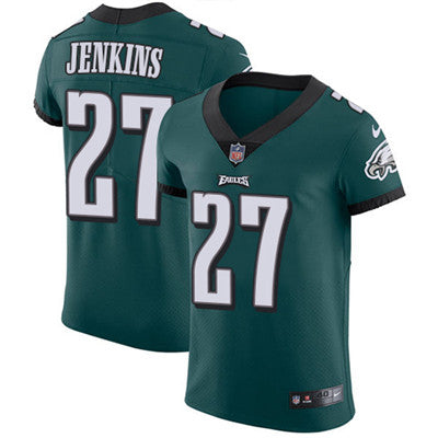 Mens Nike Philadelphia Eagles 27 Malcolm Jenkins Midnight Green Team Color Stitched Nfl Vapor Untouchable Elite Jersey